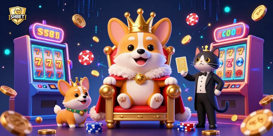Engage in thrilling slot gameplay with SHBET's colorful 3D slot machines and royal characters.