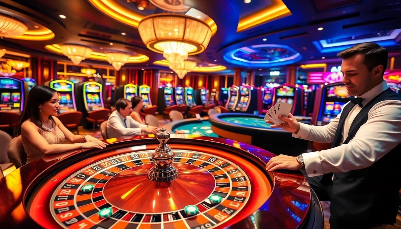 Experience the excitement of live casino action at NA777 with professional dealers and captivating games.