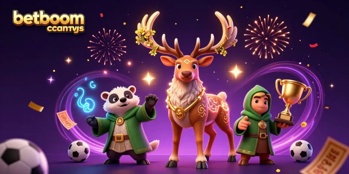 Experience winnings with betboom скачать for sports betting in this vibrant 3D illustration.