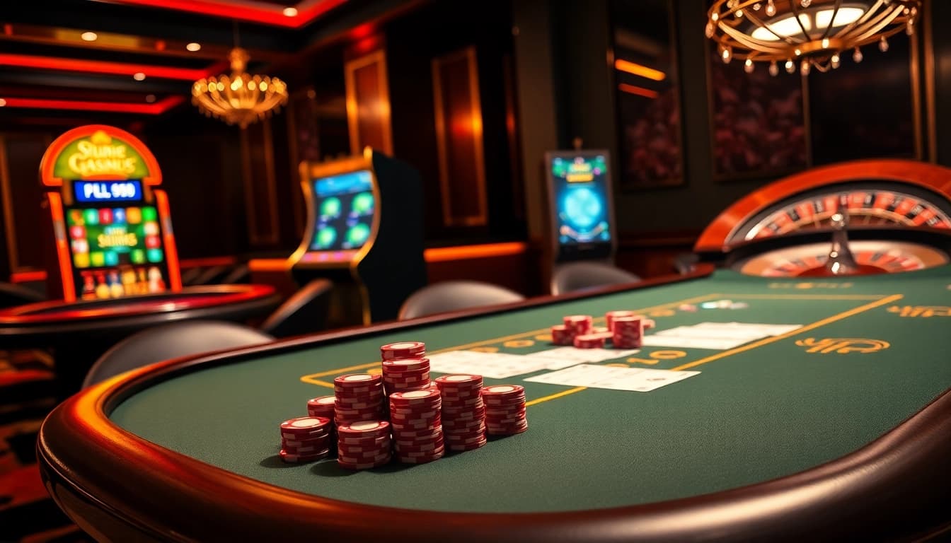 Experience the thrill of gaming at rr88 link with vibrant casino tables and professional poker action.