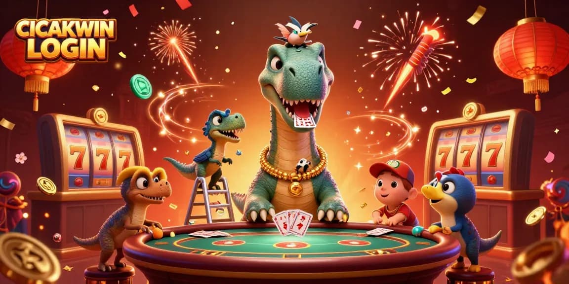 CICAKWIN LOGIN: Experience vibrant casino excitement with 3D characters and dynamic gaming elements.
