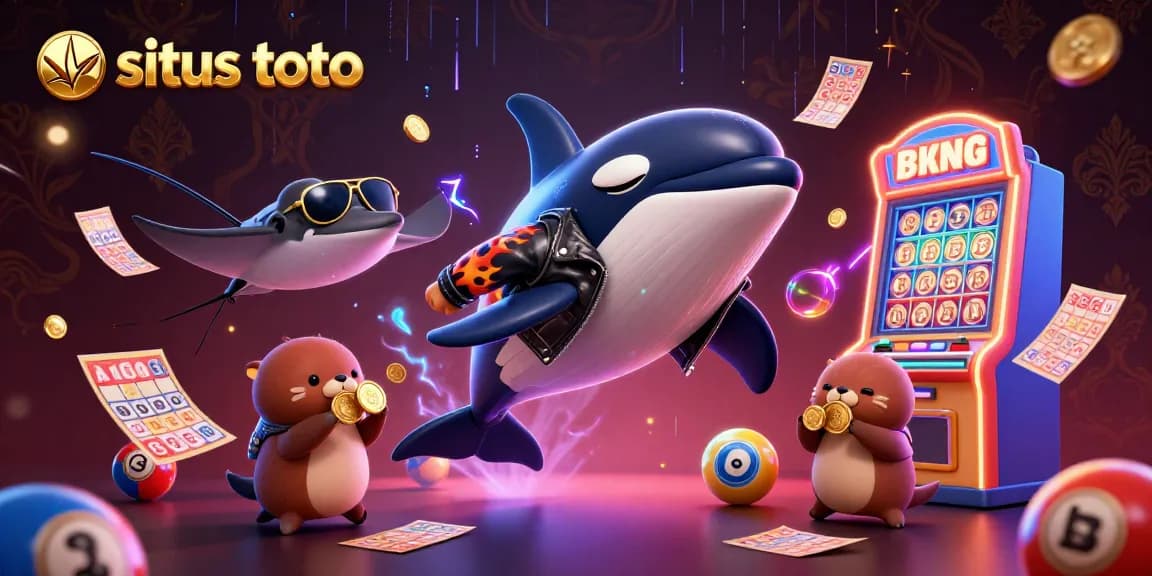 Ikuti pengalaman lotere situs toto yang menarik sementara karakter 3D yang cerah merayakan kemenangan besar!