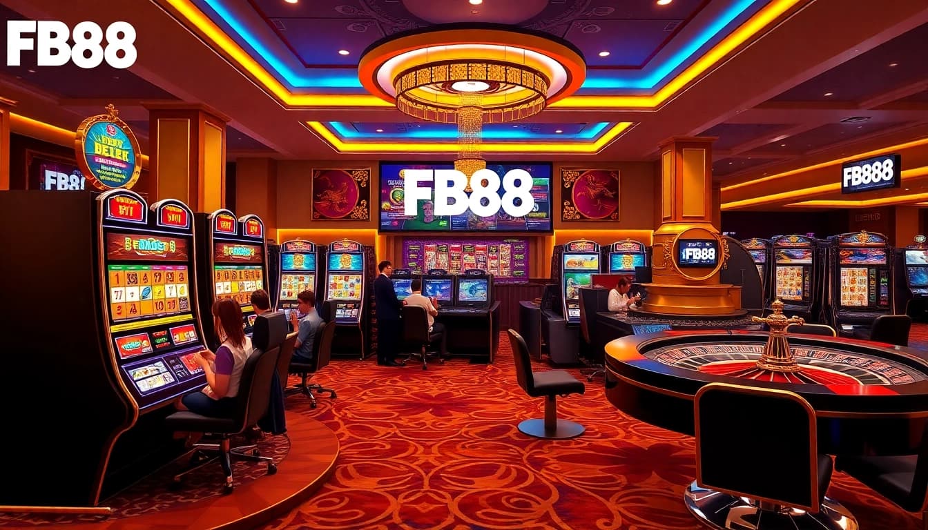 Experience thrilling gameplay at https://fb88.style/ with captivating casino elements and vibrant atmosphere.