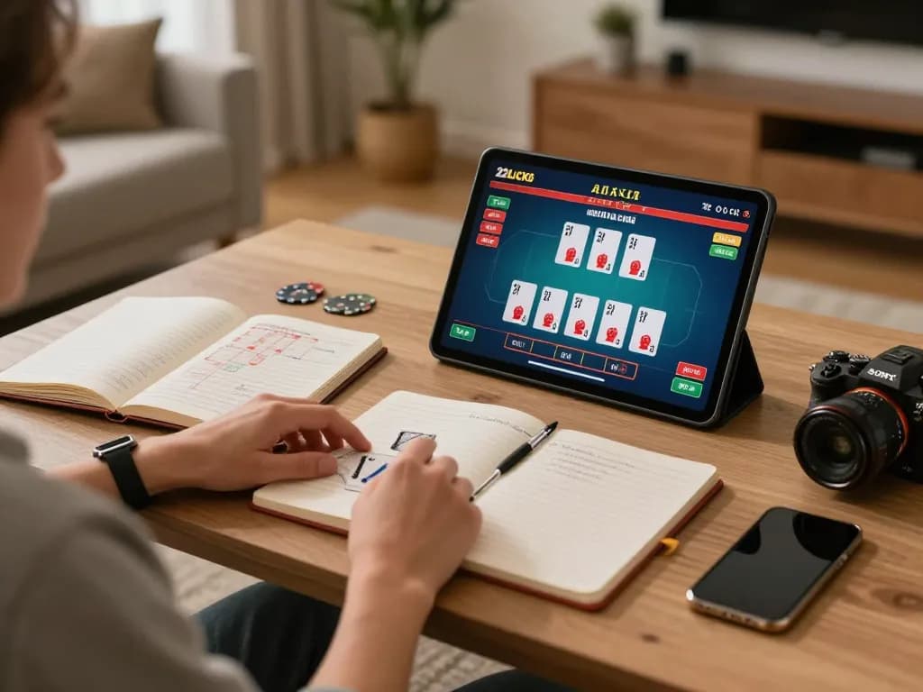 Engaging in responsible online gaming at 22LUCK8 from a cozy home setup