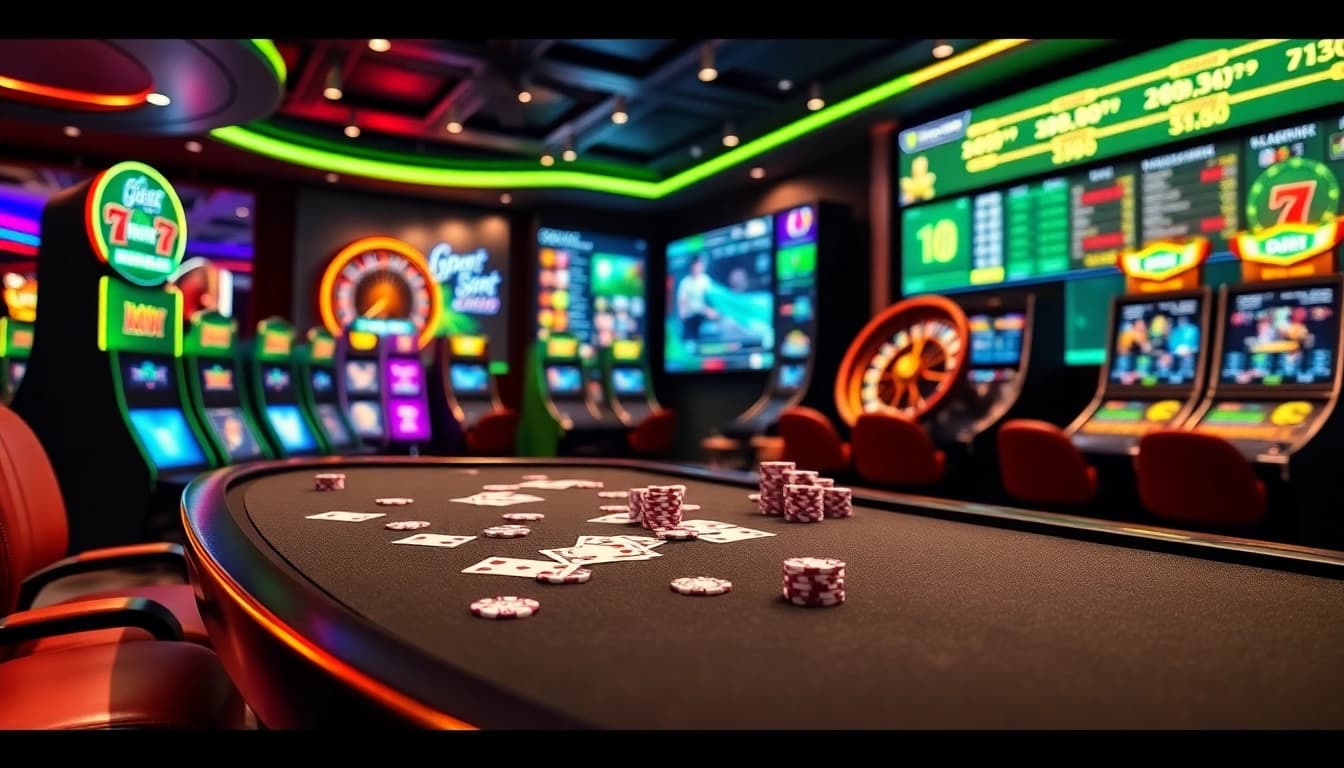 Experience the excitement of online gaming at https://nohu90.social/ with vibrant slot machines and casino tables.