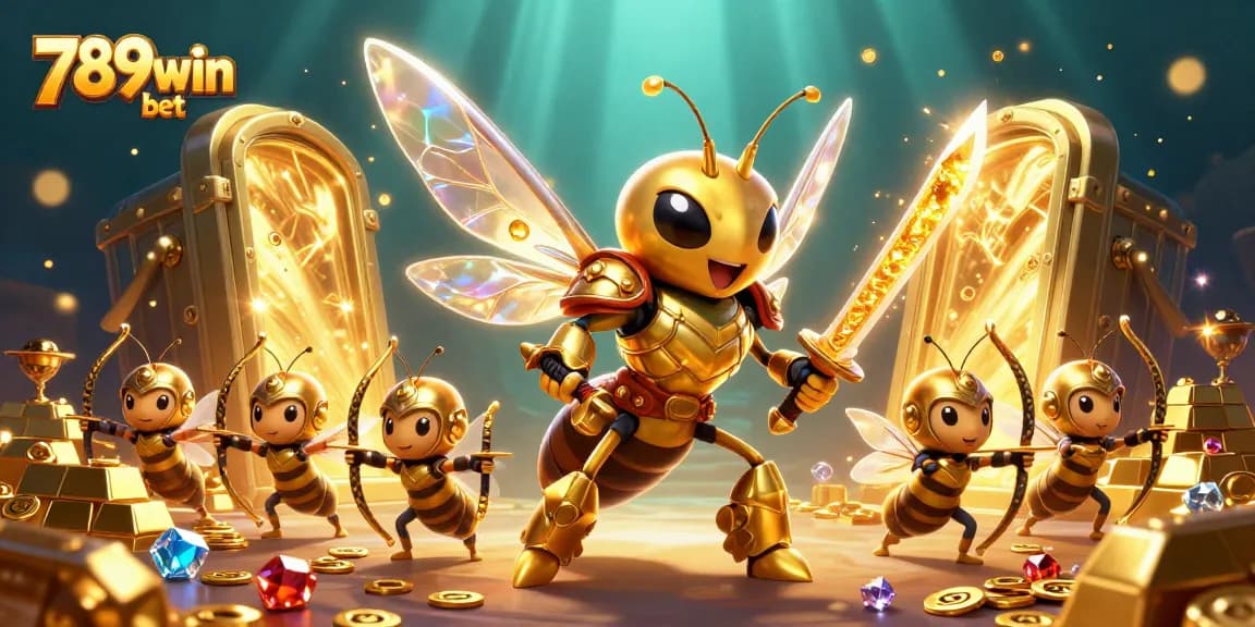 Experience the excitement of 789win bet with a vibrant 3D casino illustration of epic characters.