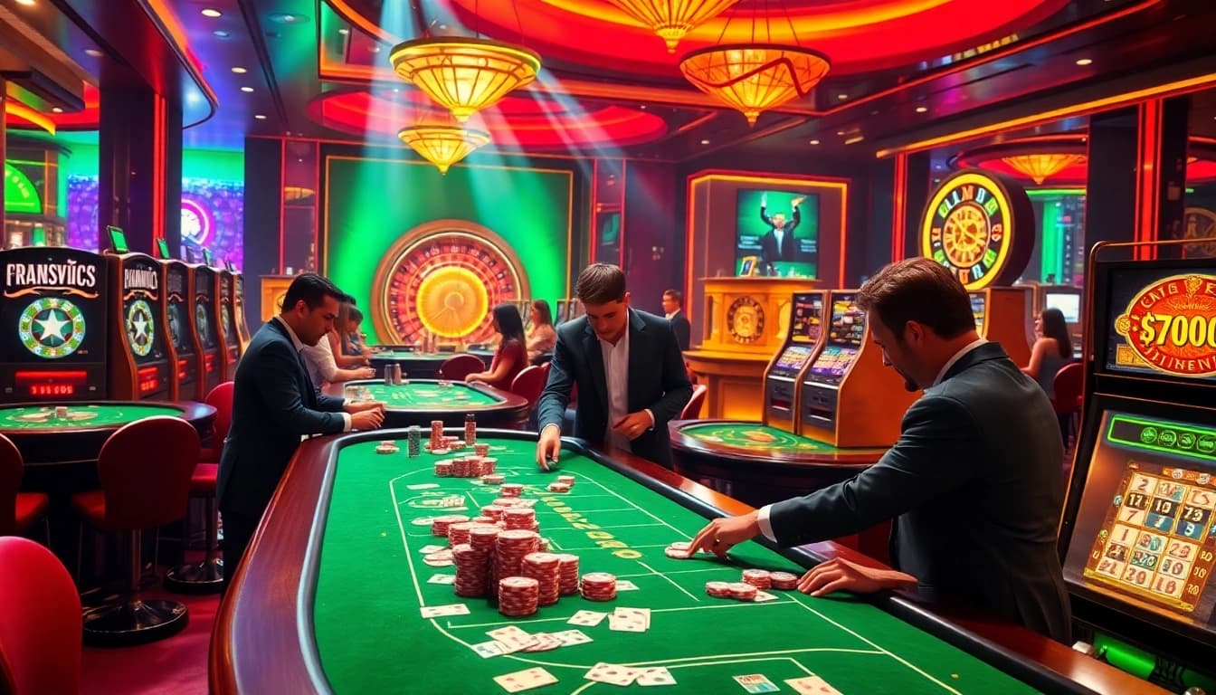 Experience luxury gambling with hidden wiki 2026 insights, featuring vibrant tables, chips, and focused players.