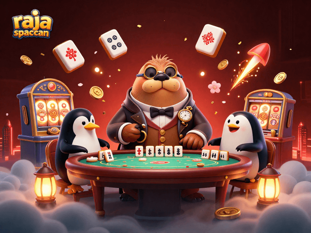 Experience thrilling gameplay with raja spaceman at a vibrant underwater poker scene featuring animated characters.