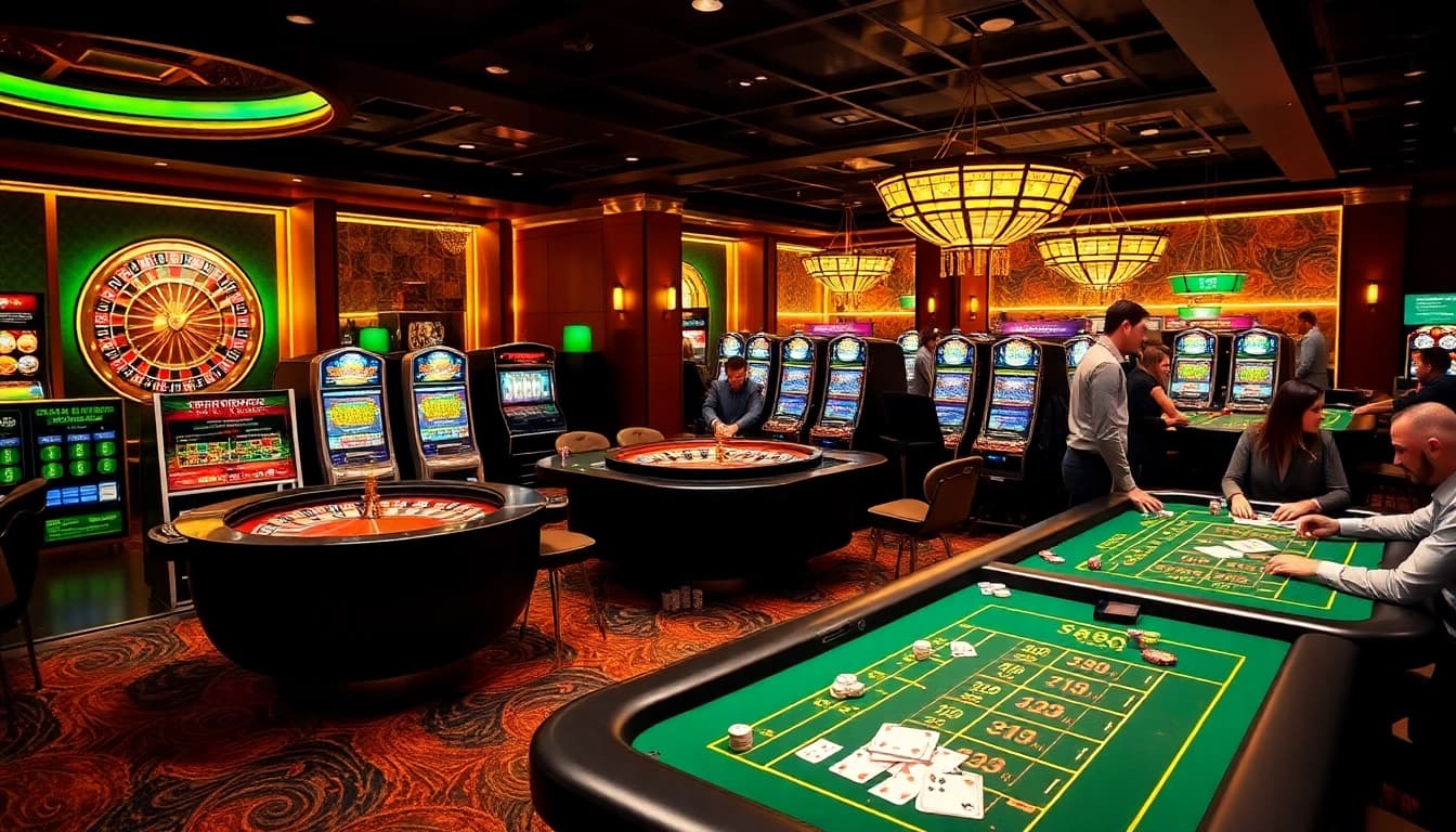 Experience thrilling gaming at https://rr88.auction/ with vibrant casino tables and atmosphere.