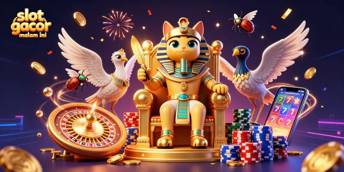 Experience winning thrills with slot gacor malam ini featuring vibrant 3D casino characters and elements.