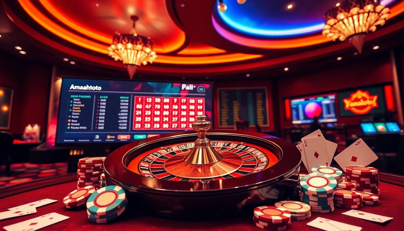 Experience thrilling gambling at Amanahtoto with exciting games and a luxurious casino atmosphere.