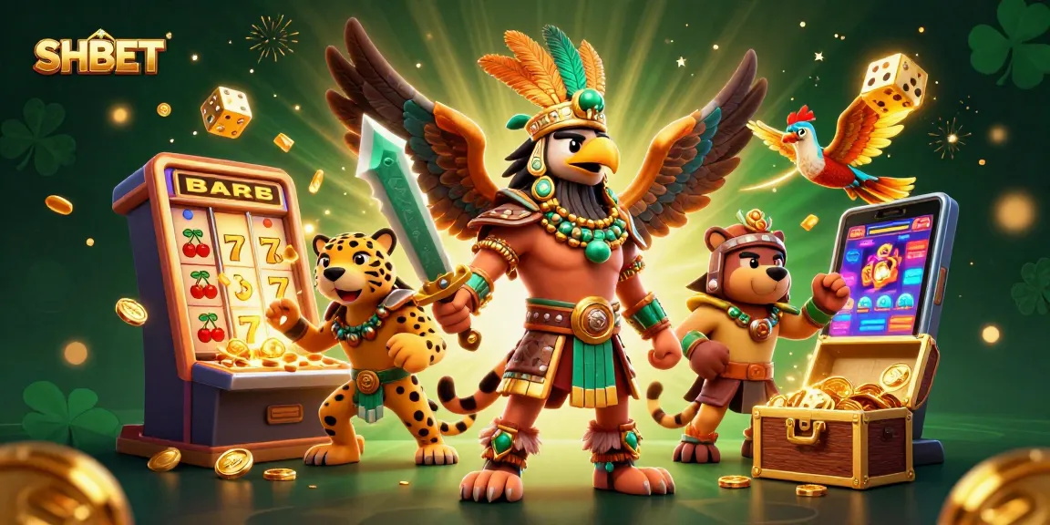 Experience dynamic gameplay at SHBET with vibrant 3D slot machines and exciting winning elements.