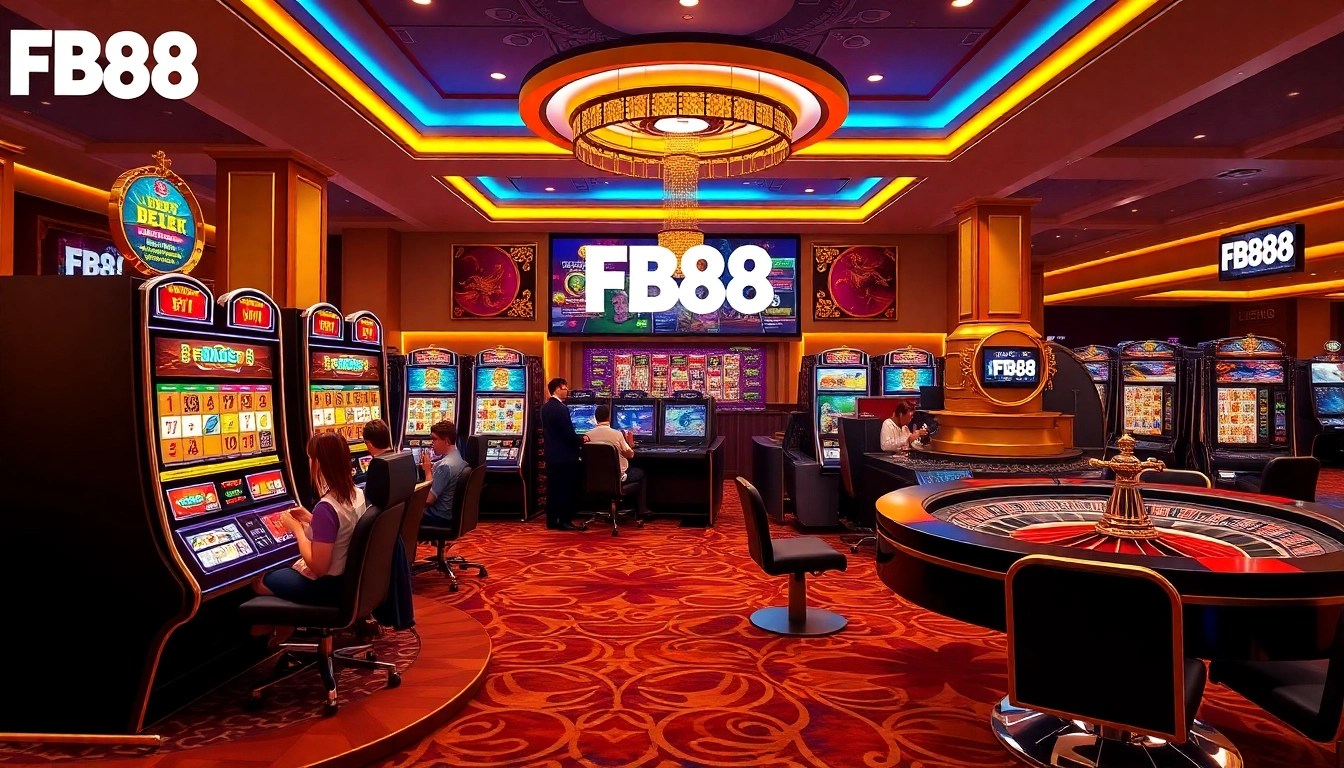 Experience thrilling gameplay at https://fb88.style/ with captivating casino elements and vibrant atmosphere.