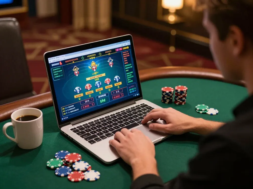 RR88 online player enjoying live dealer games with immersive betting experience