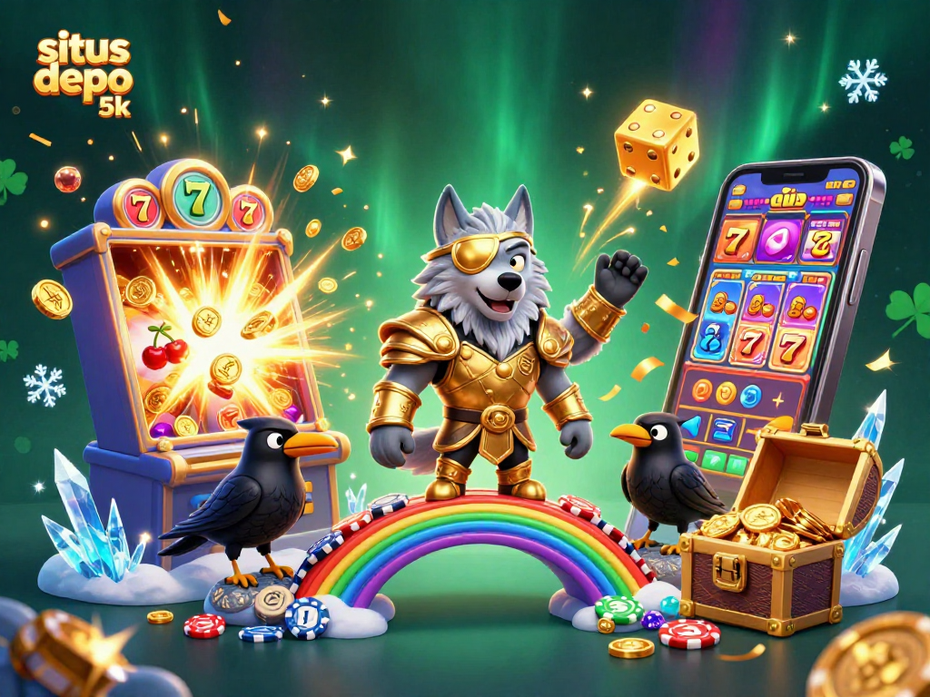 Engage with thrilling situs depo 5k gaming by spinning top jackpot slots and exploring exciting casino elements.