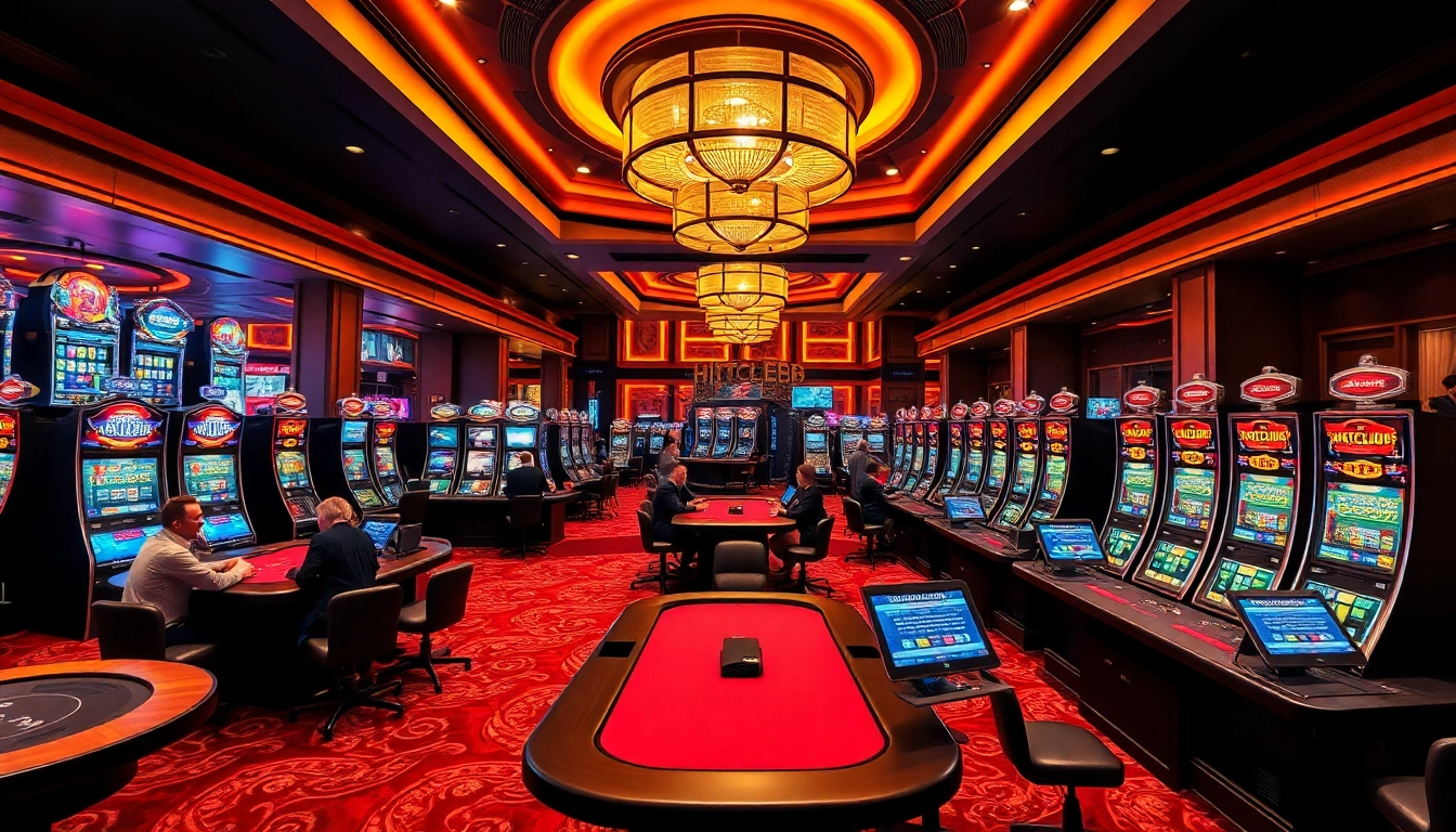 Experience thrilling betting options at HITCLUB's vibrant casino tables.