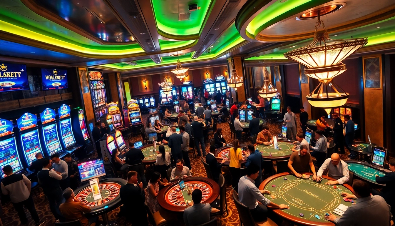 Engage in thrilling casino action at https://thabet.college/ with poker games and slot machines.