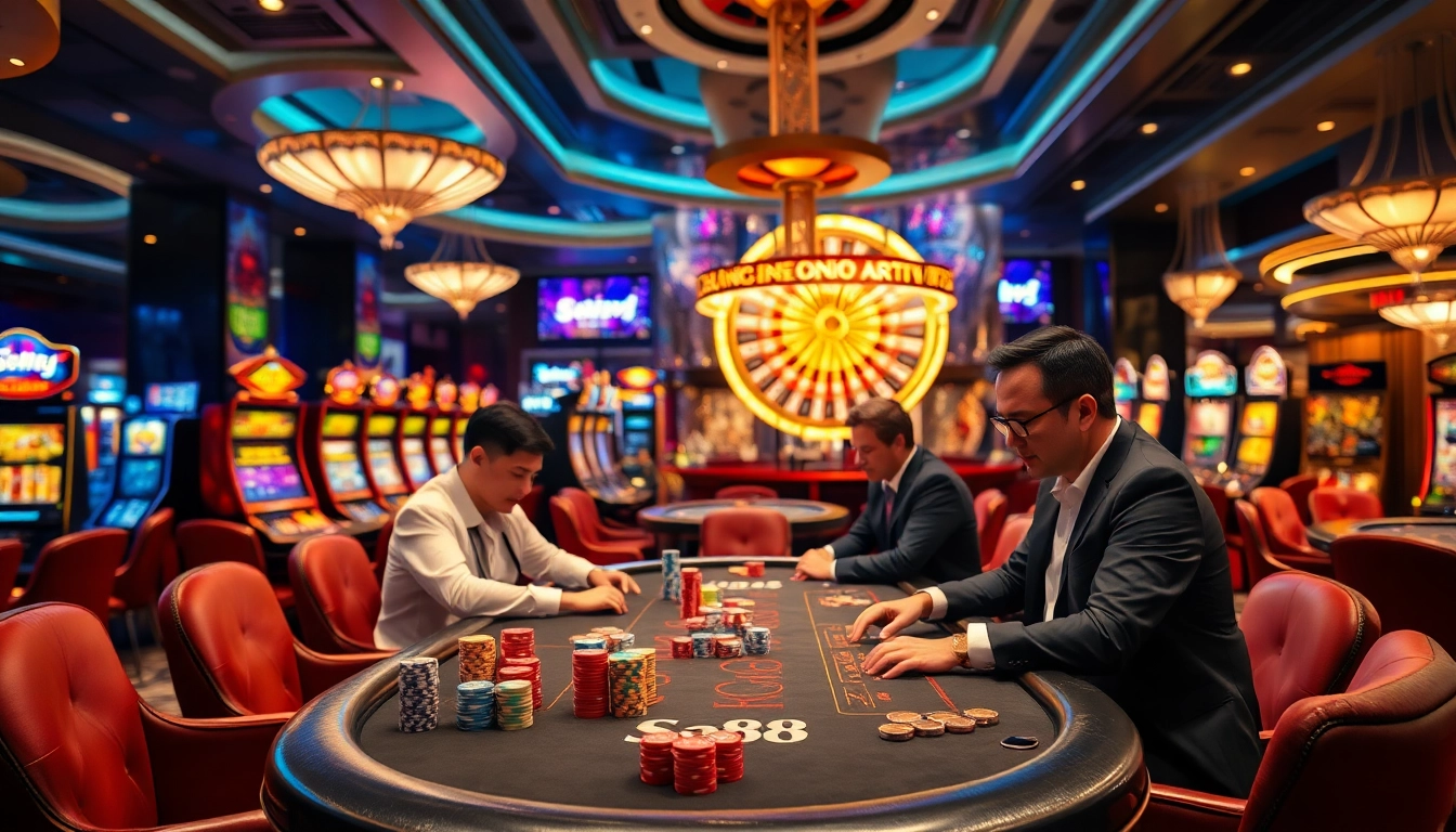 Experience the excitement of the sa88 casino with vibrant tables and thrilling games.