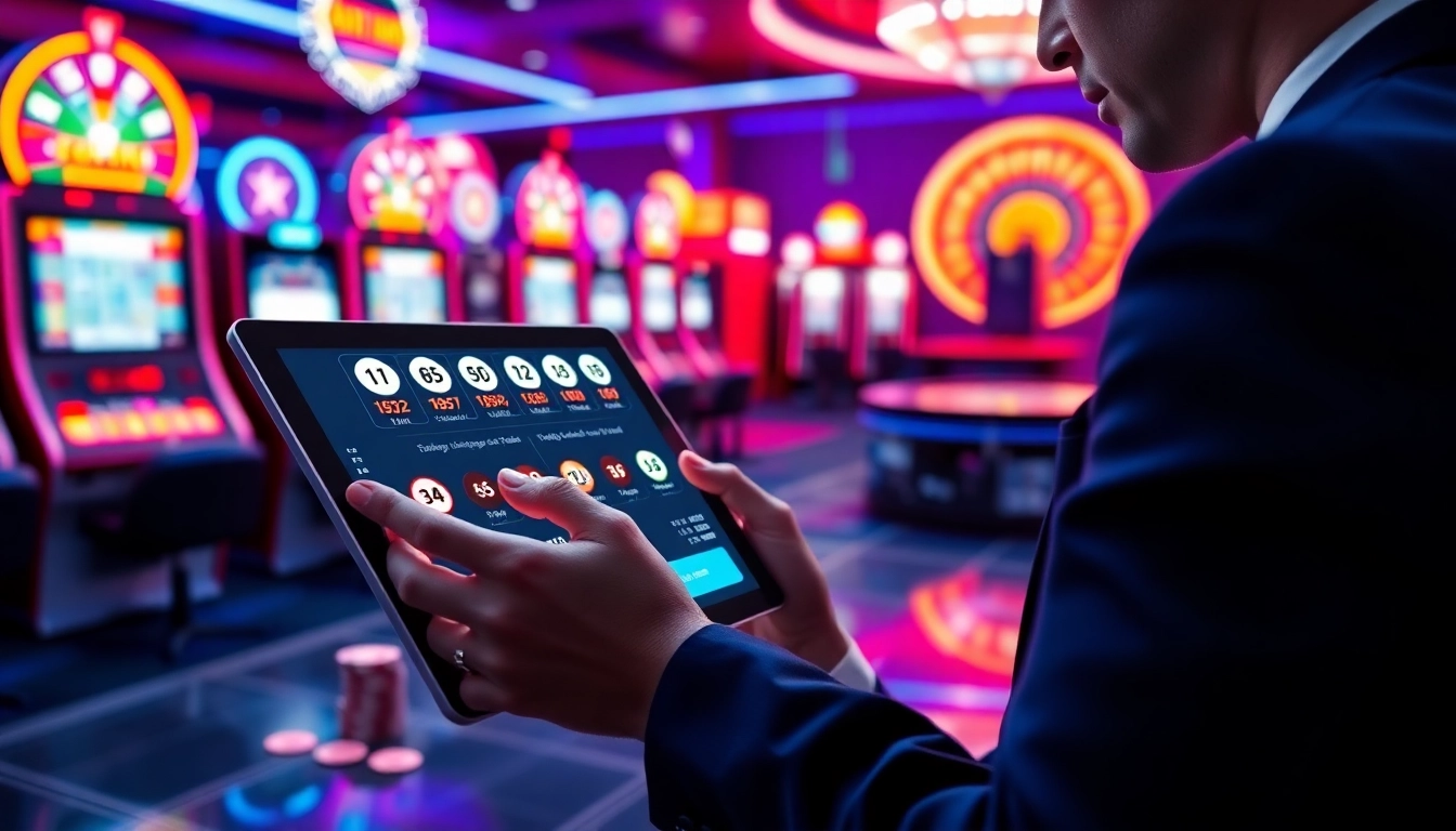 Engaged gambler placing strategic bets on lô đề trực tuyến with transparent interface and dynamic results