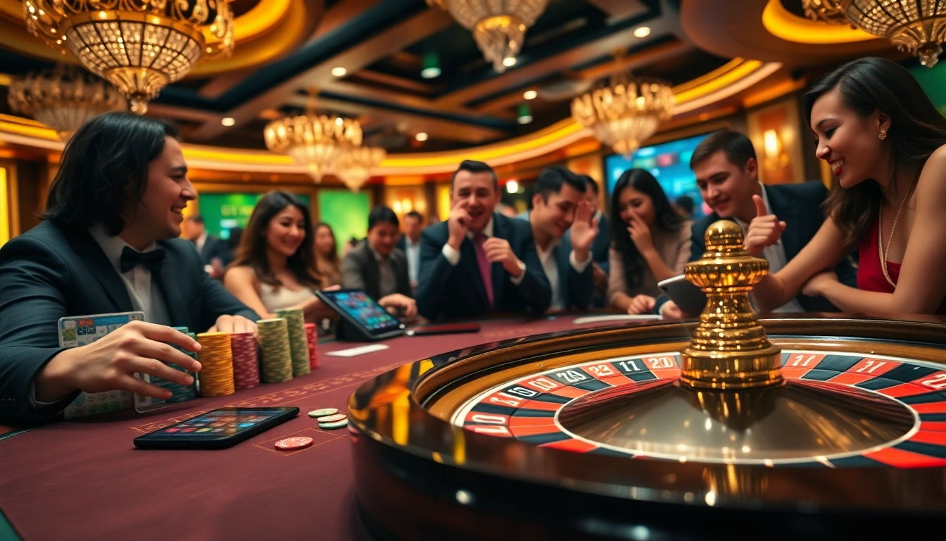 Experience the excitement of LC88 casino with vibrant games and engaging players.