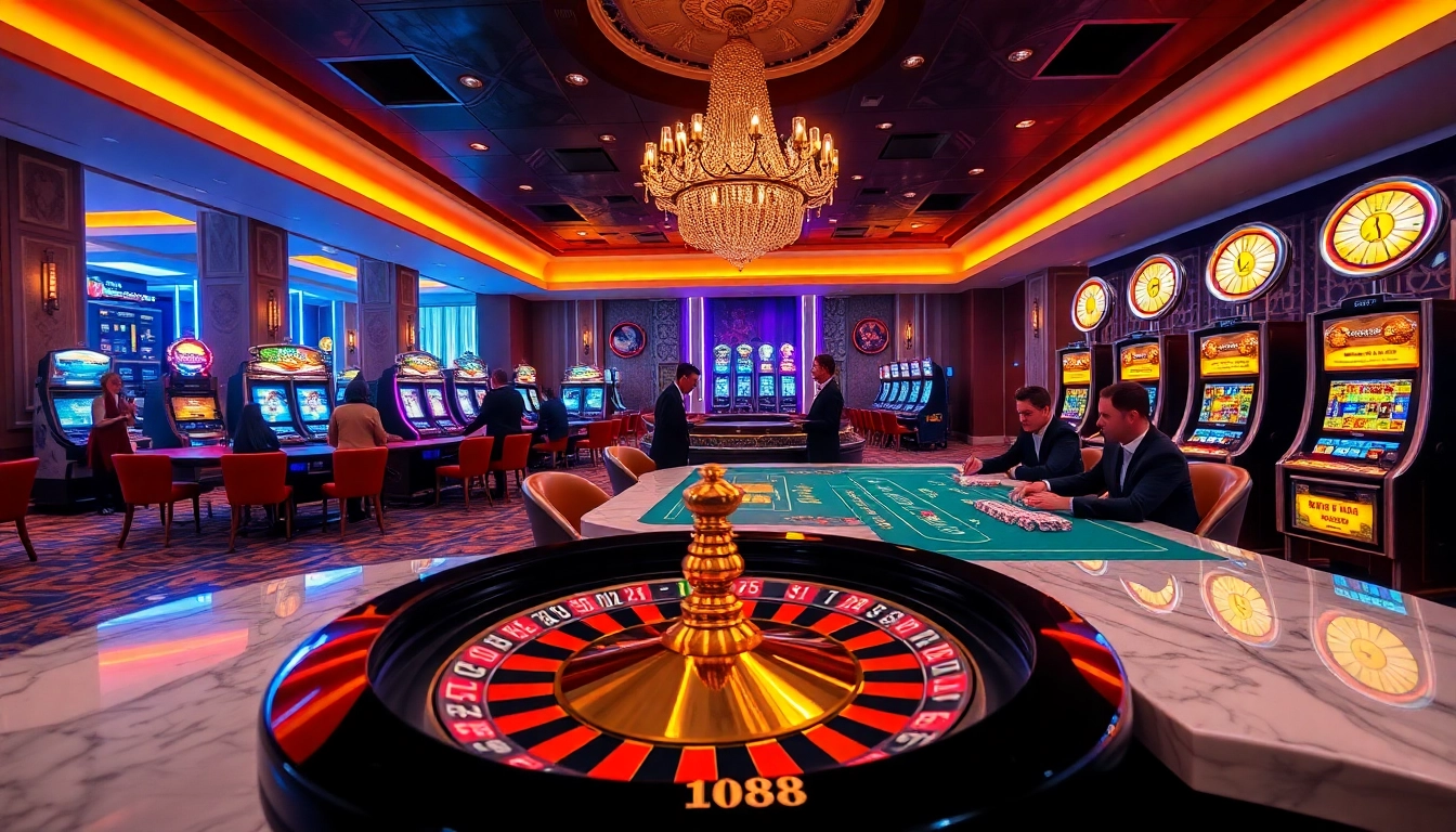 Experience the thrill of high-stakes gaming at https://lv88.ltd/ with colorful roulette wheels and elegant poker tables.