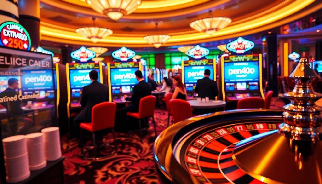 Experience thrilling wins at pen4d alternatif with vibrant slot machines and lively casino atmosphere.