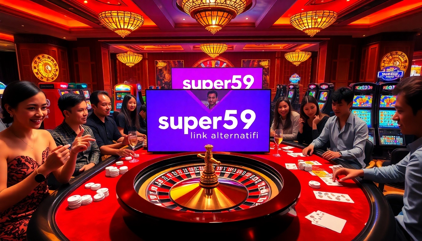 Experience winning excitement at the super59 link alternatif casino with vibrant table games and lively players.